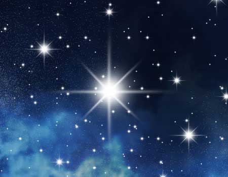 stern Stern am Nachthimmel