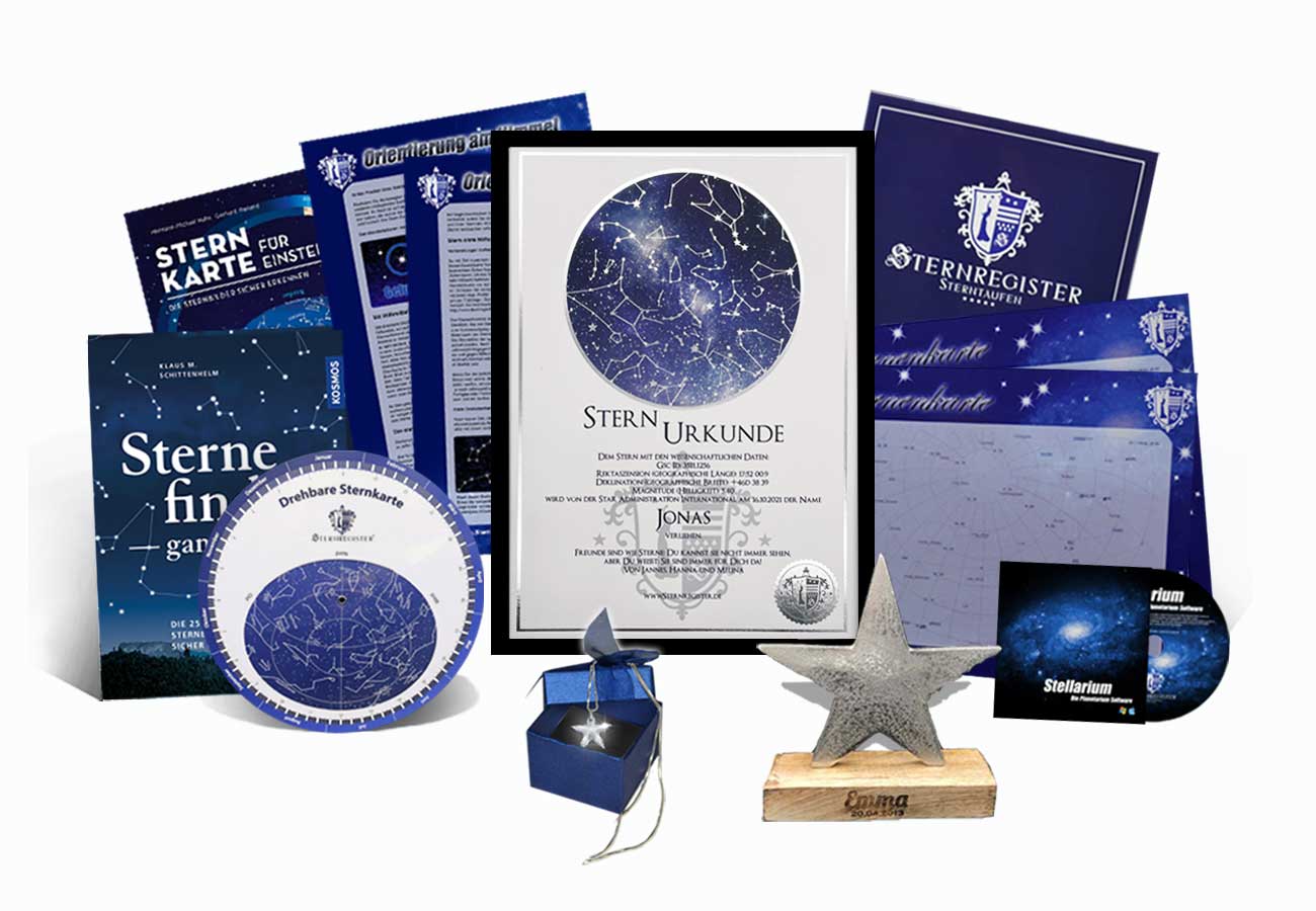 Stern benennen - Unser Angebot