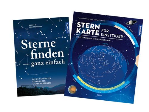 kosmos-1-3 Kosmos Buch und Sternkarte für Einsteiger