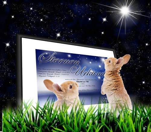 Sterntaufe als Ostergeschenk