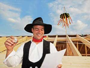 Geschenk zum Richtfest