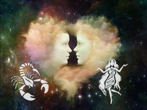 Skorpion und Jungfrau