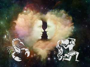 Skorpion und Wassermann